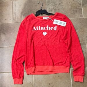 Wild fox sweater S NWT